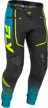 Fly Racing Rayce Bicycle Pants for BMX and Mountain Bikes, Size 36, Teal/Black/Lime