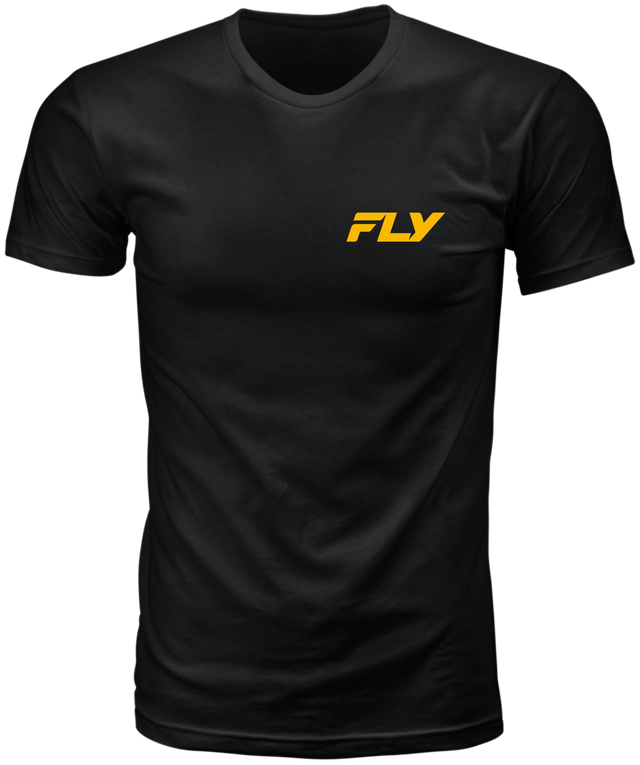 Fly Racing Freeride Tee Black Large - Comfortable Crew Neck for Off-Road & Motorcycle Riding