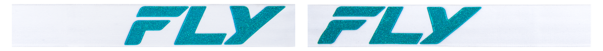 FLY Racing Zone Elite Goggle White/Teal with Light Green Mirror and Smoke Lens – ATV, Motorcycle, Off-Road Vehicles