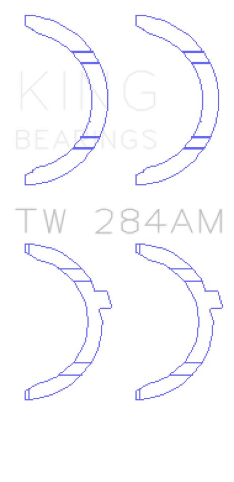 King Engine Bearings Toyota/Lexus 2JZGE/2JZGTE 3.0L Thrust Washer Set