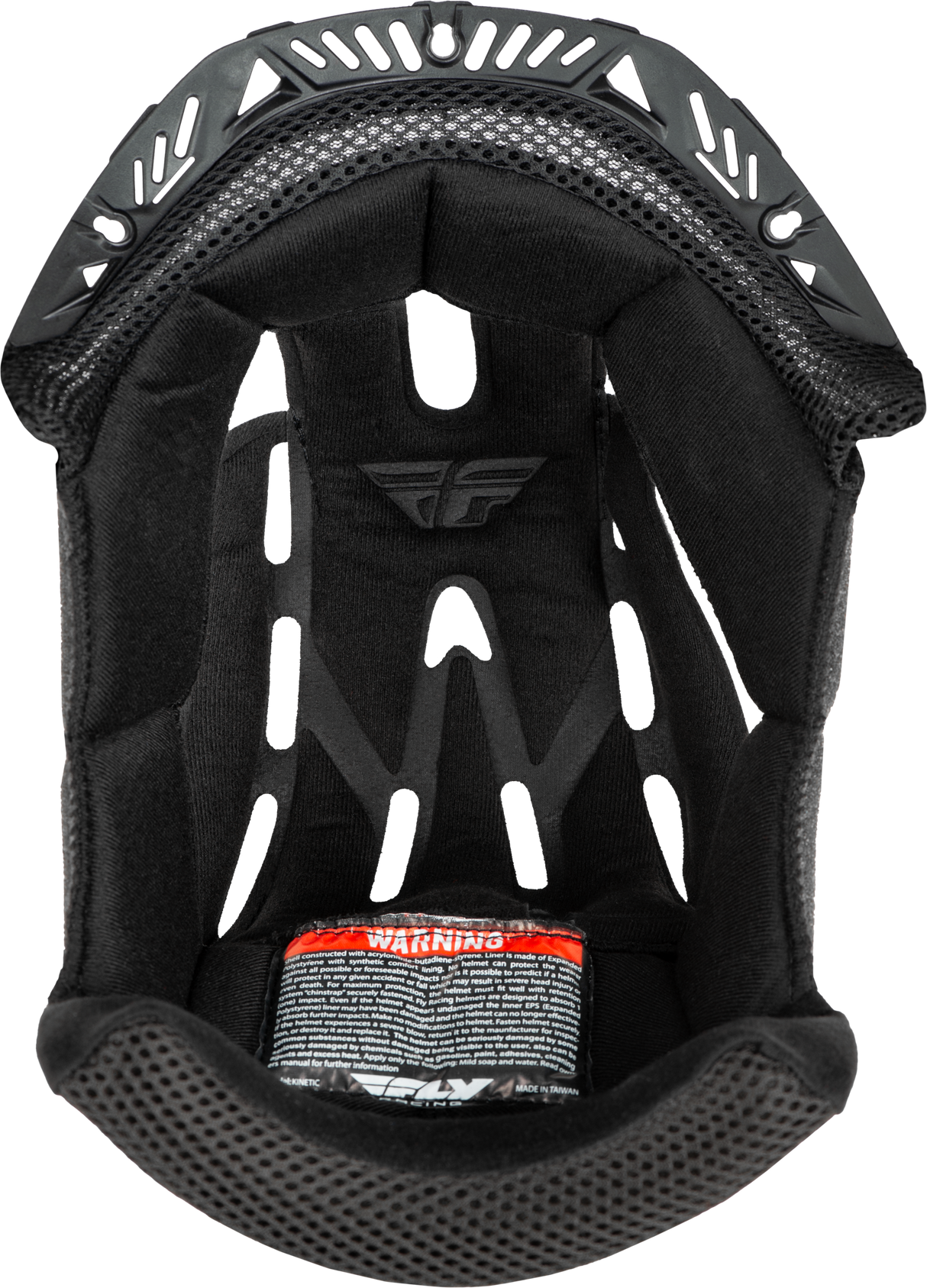Fly Racing Kinetic Helmet Liner Set - Black for Off-Road and Motocross Helmets