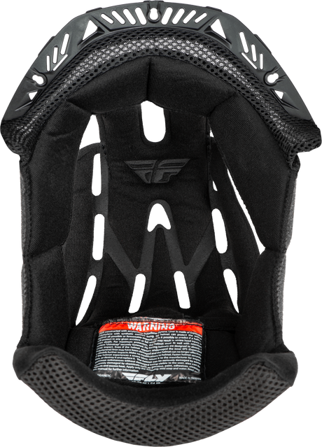Fly Racing Kinetic Helmet Liner Set Black Medium for Off-Road and Motocross Bikes