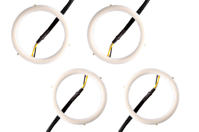 Diode Dynamics Halo Lights LED 70mm/80mm - Red Four