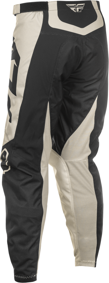Fly Racing Women's F 16 Pants Black/White Size 13/14 - Durable 600D Polyester with Mesh Comfort Liner for Motorcycle Riding