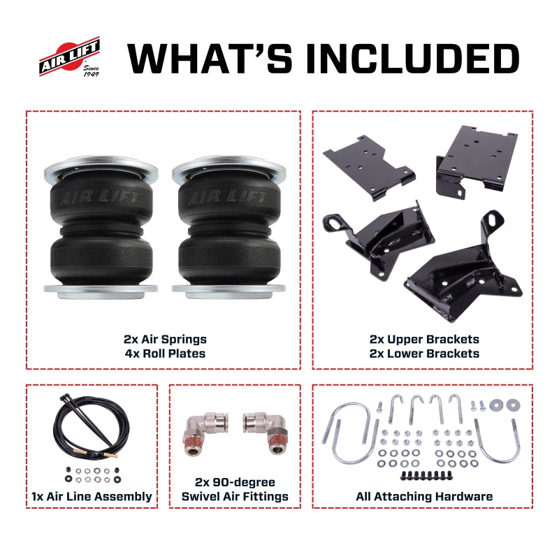 AirLift Performance LoadLifter 5000 Air Spring Kit for 2021-2024 Ford Bronco