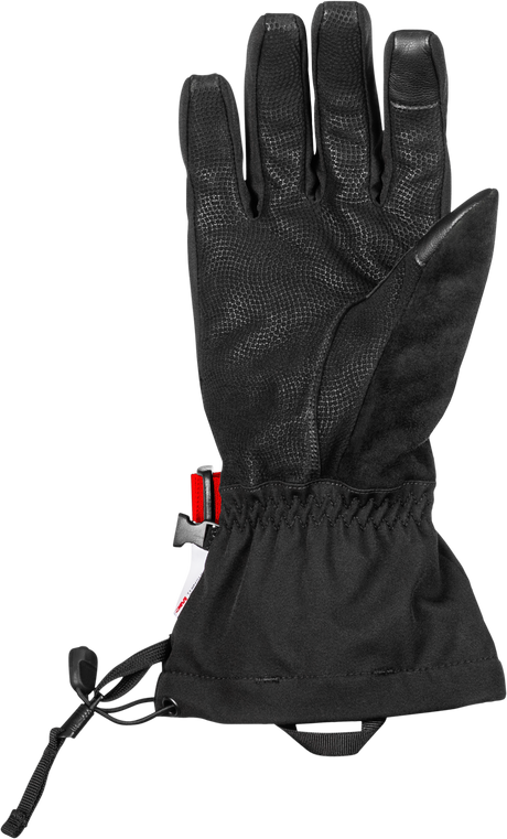 Fly Racing Title Gauntlet Gloves for Cold Weather Motorcross Riding, Red/Light Grey/Black, Size Small