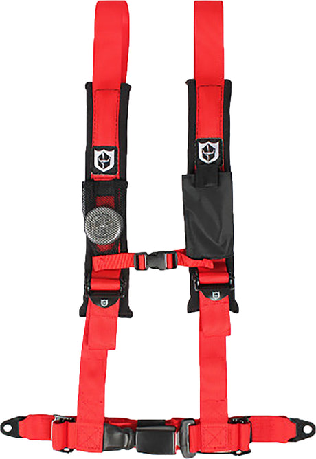 PRO ARMOR A16UH349RD Harness Passenger in Red with Vehicle Fitment for ATVs and UTVs