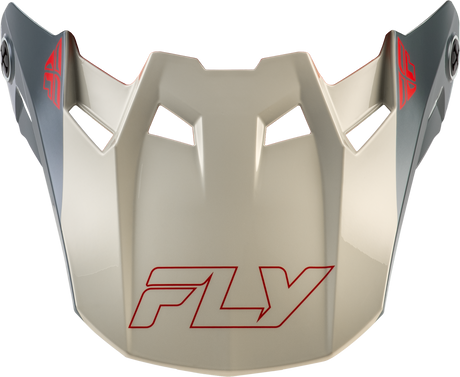 FLY Racing Formula CC Glide Visor Black/Red/Grey for Formula S, Formula CC, and Formula CP Helmets