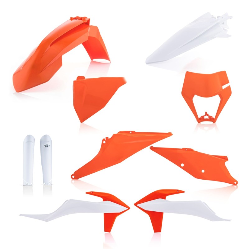 Acerbis 20-23 KTM 150-500 XCF-W / XC-W TPI / EXC TPI / EXC-F Full Plastic Kit - Original Colors for Powersports Vehicles