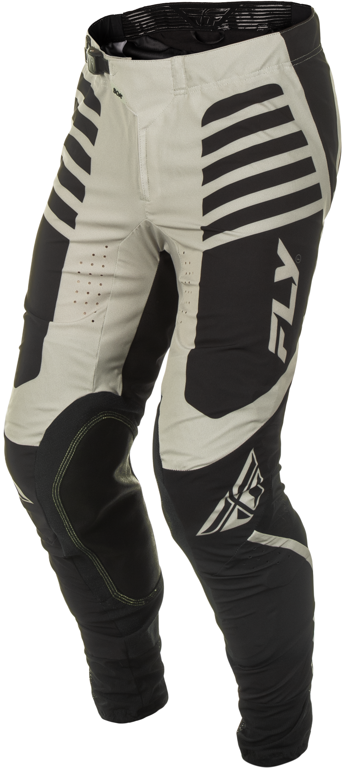 Fly Racing Lite Pants Black/Grey Size 32 – Lightweight Motorcycle Riding Gear with Mesh Panels and Adjustable Fit