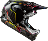 Fly Racing Yth Werx R Flow Carbon Helmet for Youth Bikes - Black Carbon/Black/Yellow