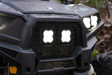 Diode Dynamics 14-18 Polaris RZR XP Stage Series LED Grille Kit - Sport White Combo