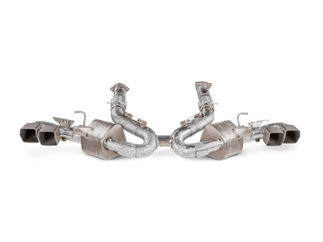 Akrapovic Slip-On Line for 2020 Chevrolet Corvette Stingray C8 with Titanium Tips