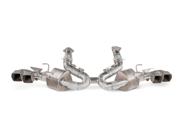 Akrapovic Slip-On Line for 2020 Chevrolet Corvette Stingray C8 with Titanium Tips