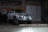 Diode Dynamics 14-19 Toyota 4Runner SS30 Dual Stealth Lightbar Kit - Amber Driving
