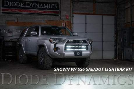 Diode Dynamics 14-19 Toyota 4Runner SS30 Dual Stealth Lightbar Kit - Amber Driving