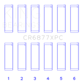 King Engine Bearings BMW S54B32 3.2L Coated Performance Rod Bearing Set of 6 (Size STDX)