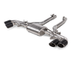 Akrapovic Slip-On Line for 2024+ BMW X5M / X6M Face Lift with Titanium and Carbon Fiber Tips - Part S-BM/T/35H