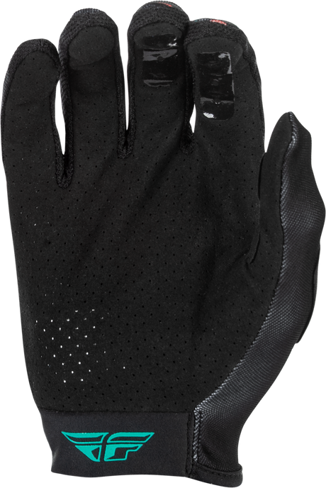 Fly Racing Lite Americana Gloves for Motocross, Black/Red/Gold, Medium (Part No. 379-714M)