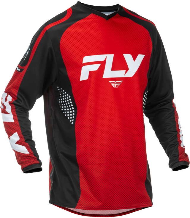 Fly Racing F 16 Jersey Red/Black/White XL - Lightweight Performance Motocross Jersey for ATV, Dirt Bike, and Off-Road Vehicles