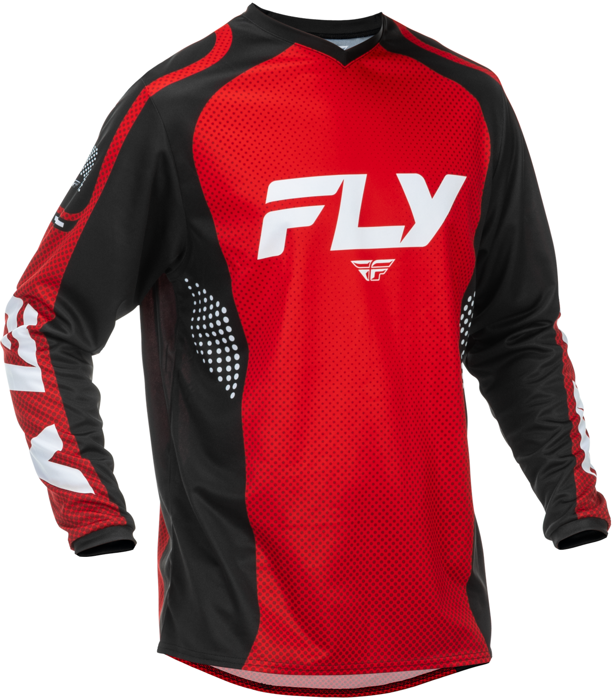 Fly Racing F-16 Jersey in Red/Black/White for Motocross and Off-Road Bikes