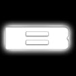 ORACLE Lighting Universal Illuminated LED Letter Badges - Matte Wht Surface Finish - B