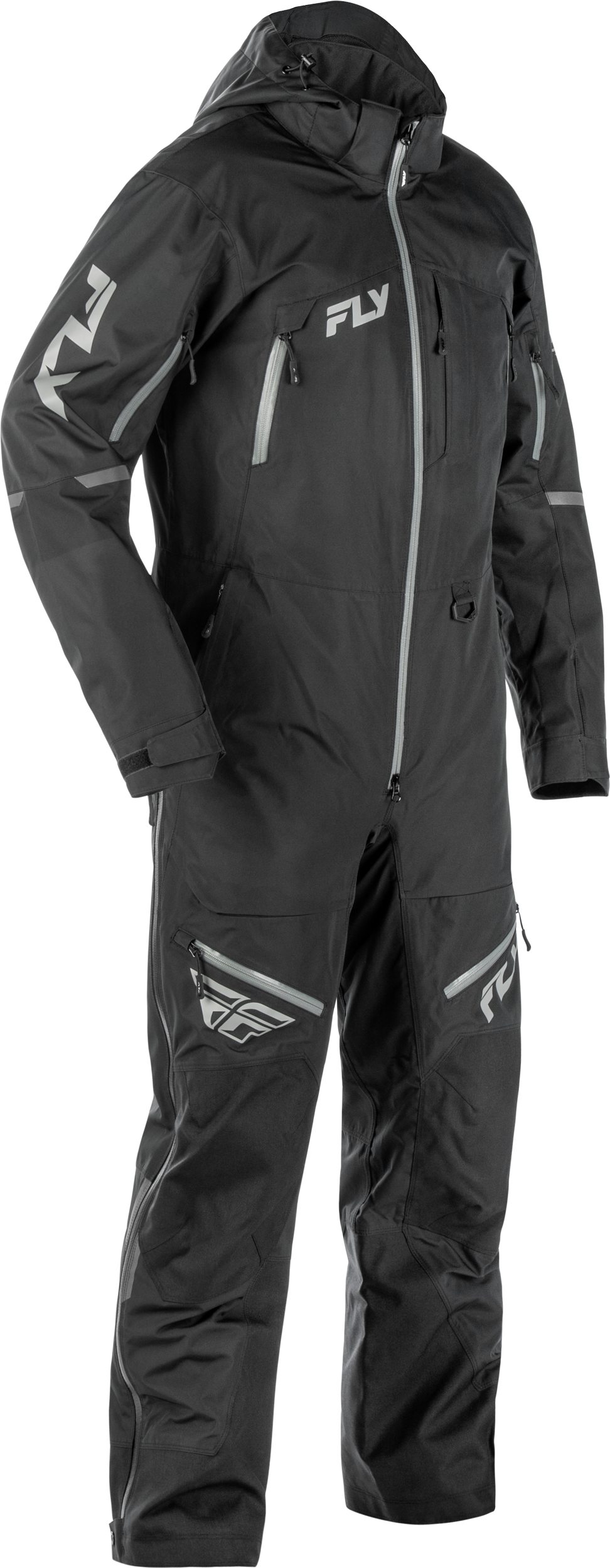 Fly Racing Incline Monosuit Black for Snowmobile and Off-Road Vehicles - Size Medium