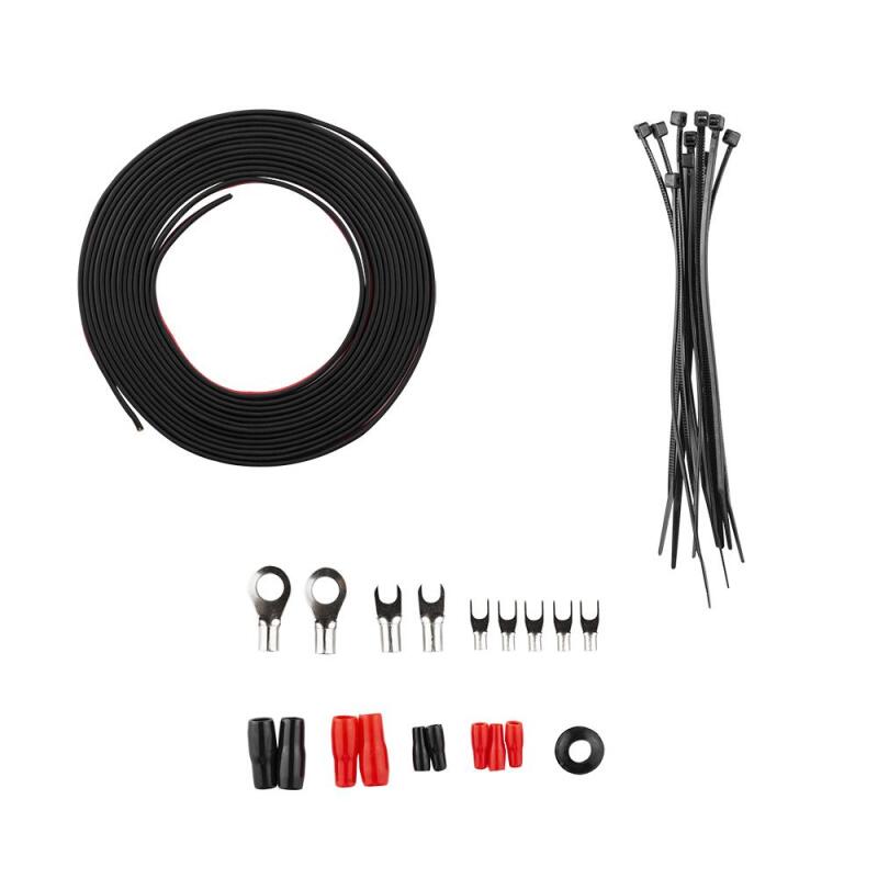 DS18 8-GA Amplifier Install Kit - Red for Car Audio Systems