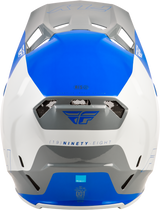 Fly Racing Youth Formula Cc Glide Helmet Blue/Light Grey/Grey YL - Motorcycle Helmet for Youth Riders