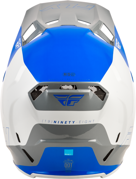 Fly Racing Formula CC Glide Helmet for Motocross - Blue/Light Grey, Medium