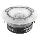 DS18 PRO-TW1L 3.8-inch Super Bullet Tweeter with RGB LED Lights, 120 Watts RMS, 1-inch Aluminum Voice Coil, 4 Ohm, Pair for Car Audio Systems