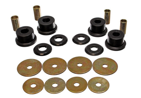 Energy Suspension 5.4105G Sub-Frame Bushing Set for 1990-1994 Mitsubishi Eclipse & 1990-1994 Eagle Talon, Front, Black, Performance Polyurethane