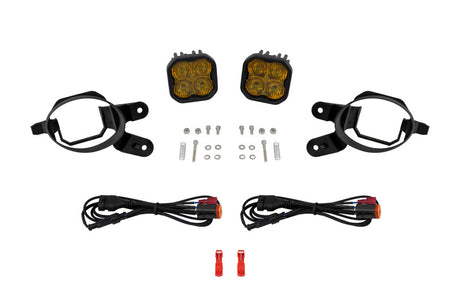 Diode Dynamics 10-13 Lexus IS250C SS3 LED Fog Light Kit (3000K) Pro Yellow SAE Fog - Yellow