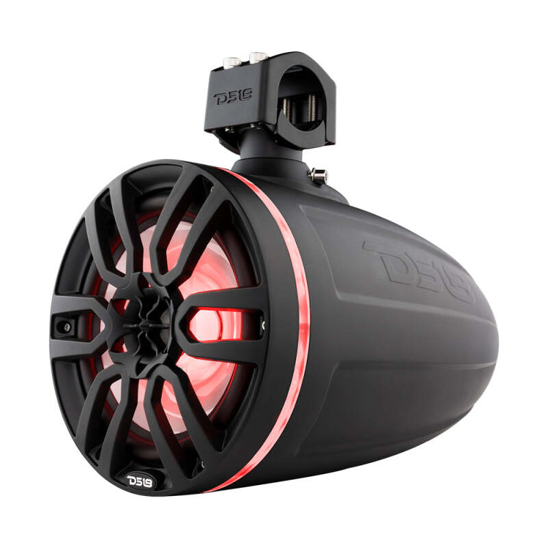 DS18 NXL-X8TP Marine and Powersports Tower Speakers – 8 Inch, 125 Watts RMS, RGB LED Lighting, Universal Fit for Boats, ATVs, UTVs