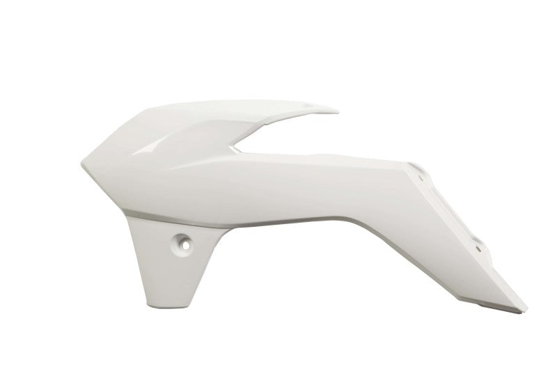 Acerbis 13-17 KTM SX85 Radiator Shroud in White – Original Factory Shape, Easy Mounting