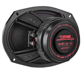 DS18 PRO-HY69.4B 6x9 Inch 250W RMS Water-Resistant Mid-Range Speaker for Automotive Applications
