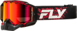Fly Racing Zone Snow Goggle with Red/Black Frame and Red Mirror/Amber Lens for ATV and Snowmobile