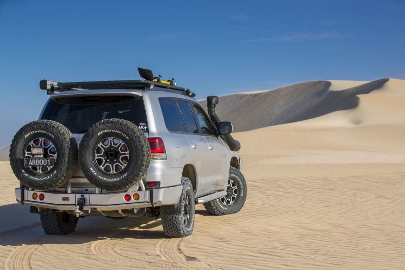 ARB Swingaway Spare Tire Carrier for Toyota Land Cruiser (Left Side) - Part Number 5700251