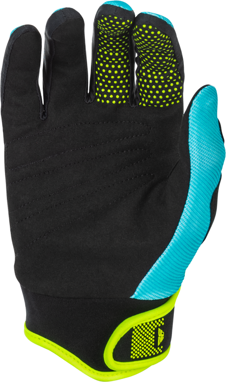 Fly Racing F 16 Gloves Aqua/Black/White Large – Versatile Motorcycle Riding Gloves with Enhanced Grip and Comfort