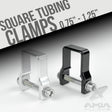 AXIA MODCLS1.0-BK 1 Inch Square Tube Clamp Mount for ATV/UTV Roll Cages