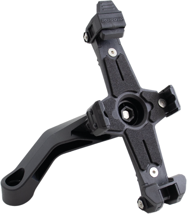 KOSO X1 Smartphone Cradle Large Phone Size - Universal Handlebar Mount for 7/8" to 1 1/4" Bars, Fits Smartphones Up to 7 1/4" Long with Adjustable Clamping