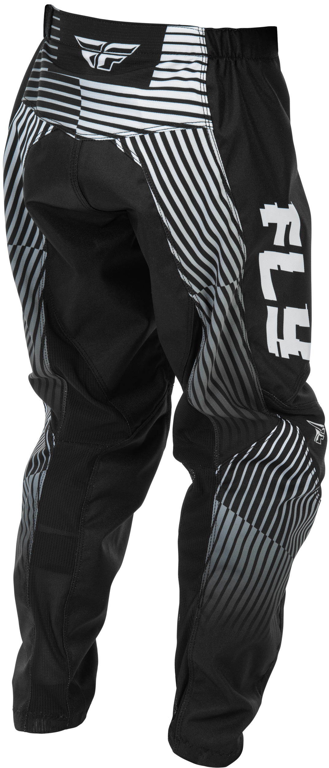 Fly Racing Youth F 16 Pants Black/White Size 22 – Durable Motorcycle Pants with Mesh Liner for Youth Riders