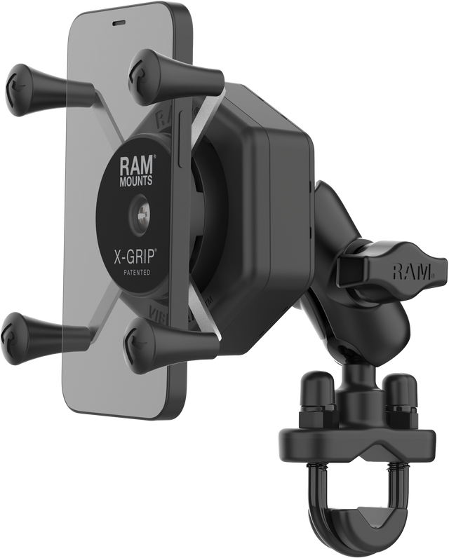RAM X Grip Vibe Safe Phone Mount with U Bolt Base for Vehicles - Part Number RAM-B-149Z-A-UN7-462