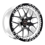 Weld S77 17x10 Inch Black High Pad Beadlock Wheel – 5x120mm Bolt Pattern, 7.2 Inch Backspace, Forged Billet Center, Cold Forged Rims
