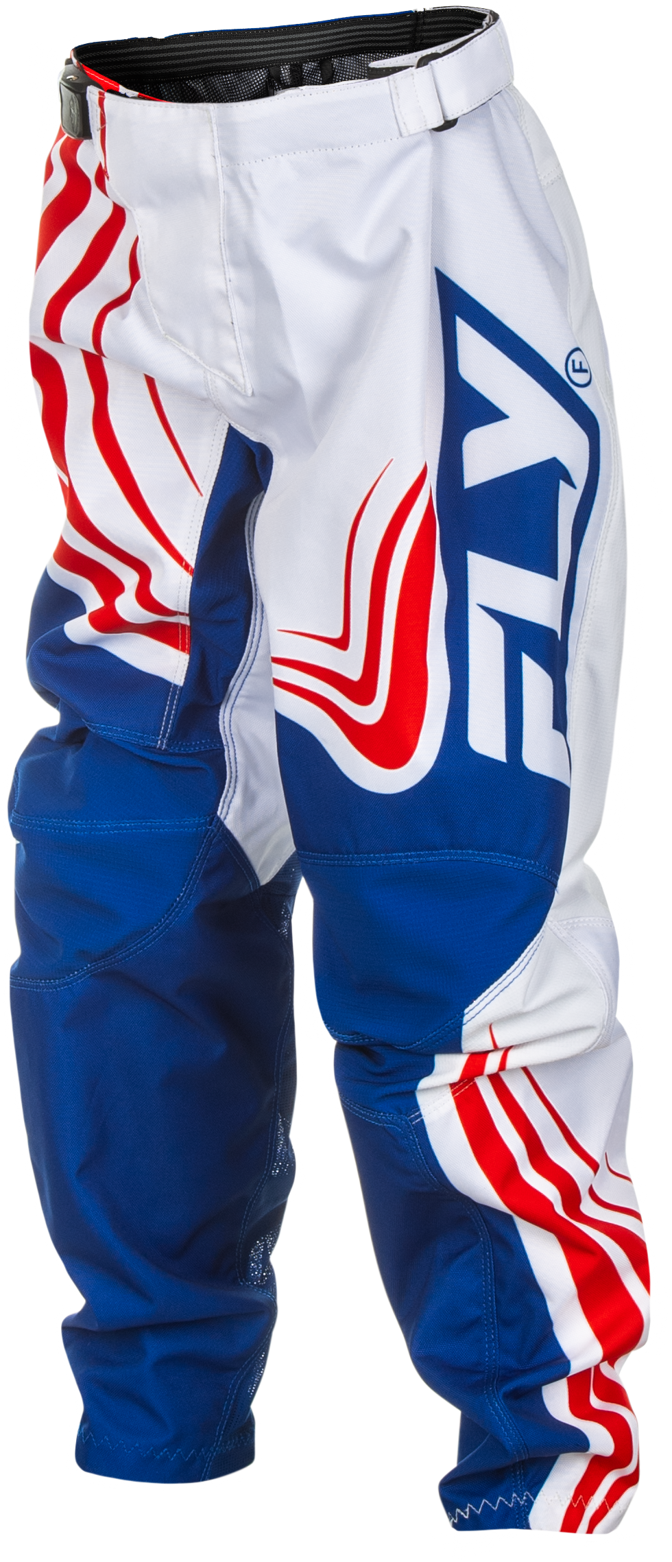 Fly Racing Youth F 16 Pants Red/White/Blue Size 24 – Durable motocross riding gear with mesh comfort liner and adjustable fit