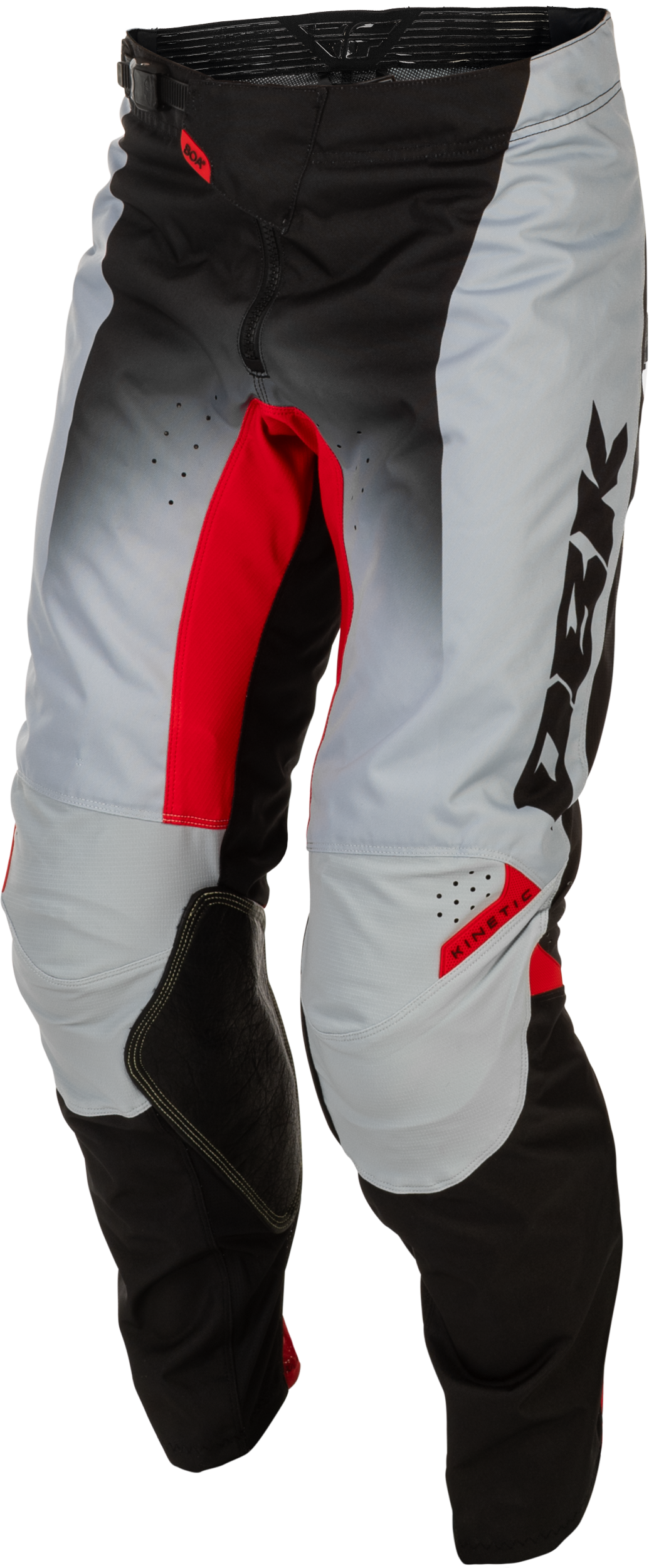 Fly Racing Kinetic DBK Pants for Off-Road Motorcycles – Size 34 – Grey/Black/Red