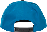 Fly Racing Fly Flow Hat Blue with Adjustable Snapback for Off-Road & Motorcycle Enthusiasts