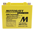 Motobatt MBTX12U Sealed AGM Battery for Motorcycle, ATV, and Powersports Vehicles