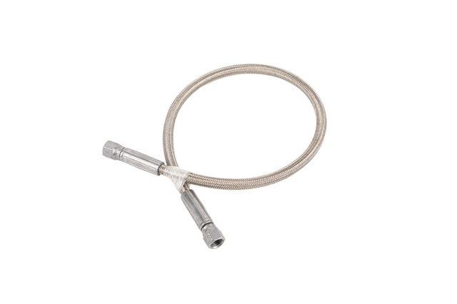 ARB Reinforced Stainless Steel Braided PTFE Hose - 1/4 inch x 0.5 meters, JIC-04 Female Fittings