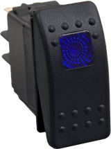 Open Trail Lighted Rocker Switch Blue for 12-24 Volt Vehicles - Part Number SM106-005B
